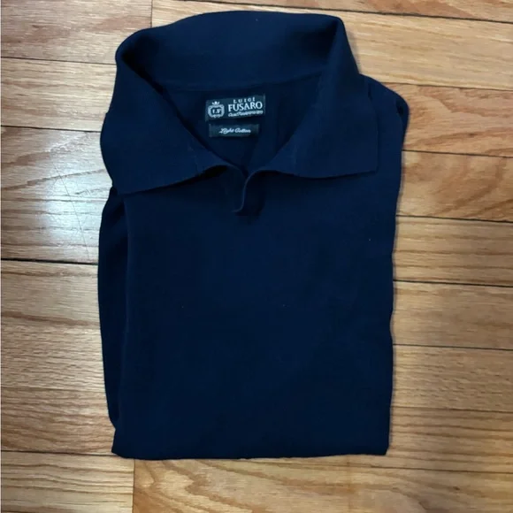 Italian Boutique Navy Men's Shirt - Picture 2 of 6